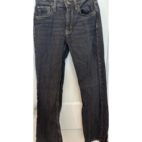 BDG Jeans Womens 26 Black Denim 90s Bootcut High‎ Rise Stretch Cotton Blend - Picture 1 of 5